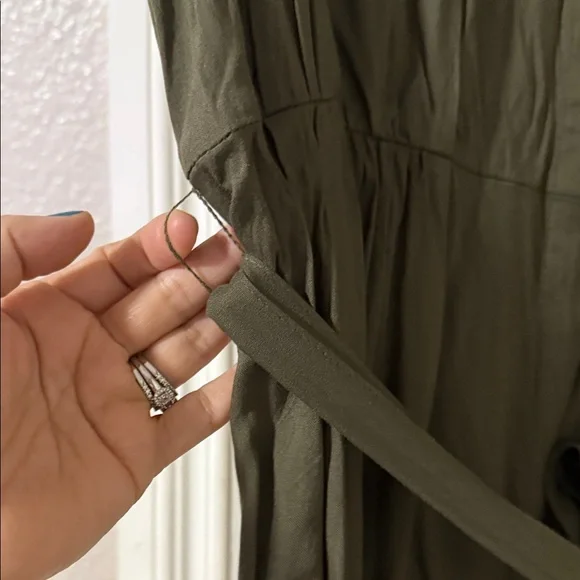 H&M Olive Green Maxi Dress - Picture 3 of 7